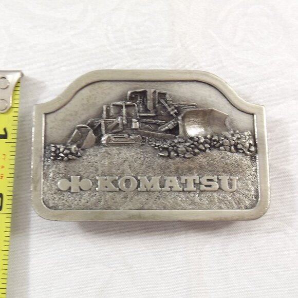 Komatsu Heavy Equipment Belt Buckle 1982 - Picture 5 of 9